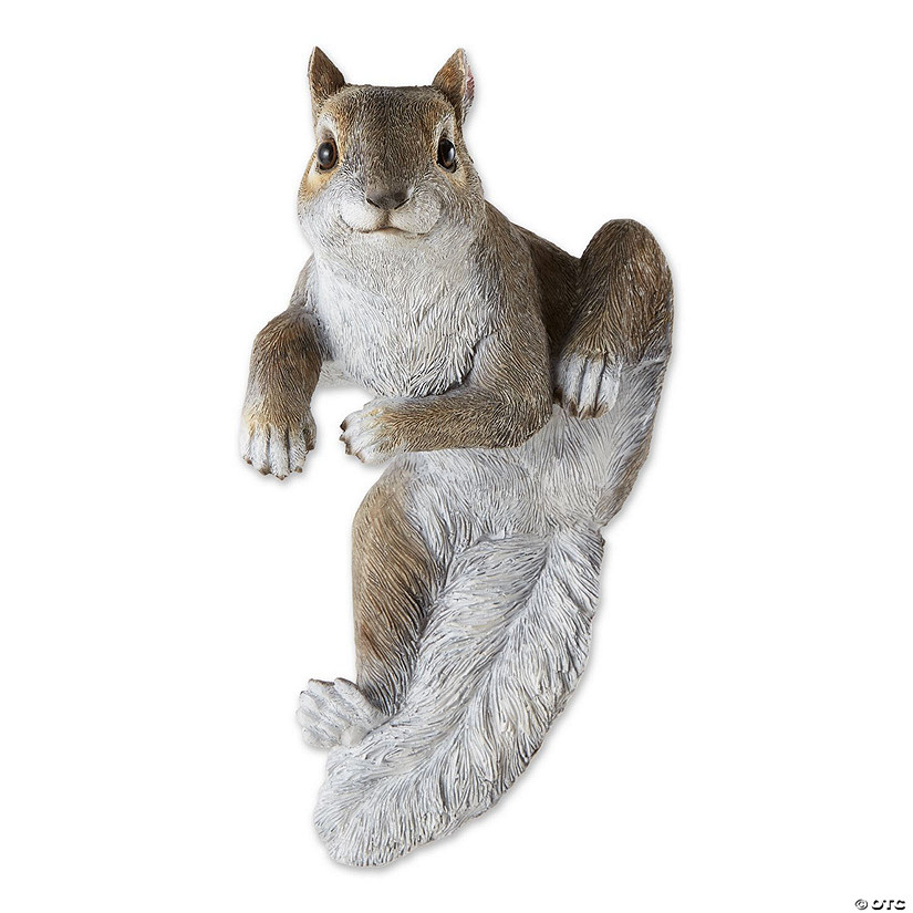 Climbing Chip Squirrel D&#233;cor 6.5X4.25X11.25" Image