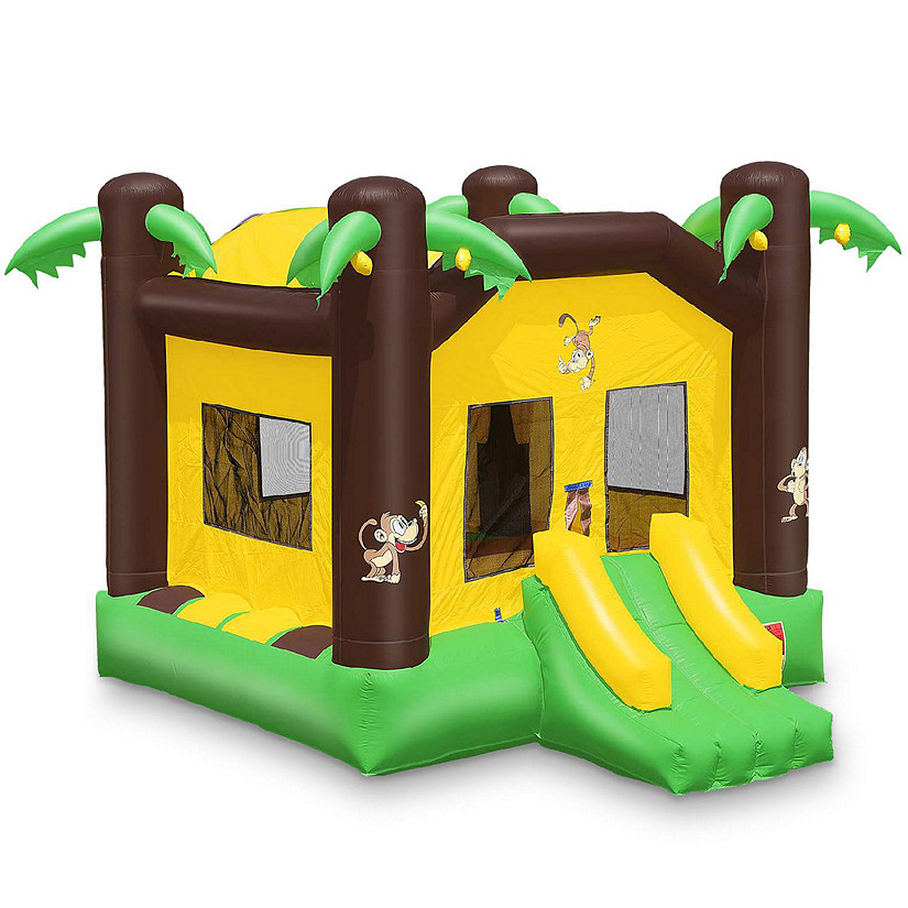 Cloud 9 17' x 13' Commercial Jungle Bounce House - 100% PVC Bouncer - Inflatable Only Image