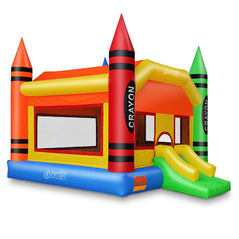 Cloud 9 Crayon Theme Bounce House Jumper Castle Bouncer Inflatable Only Image