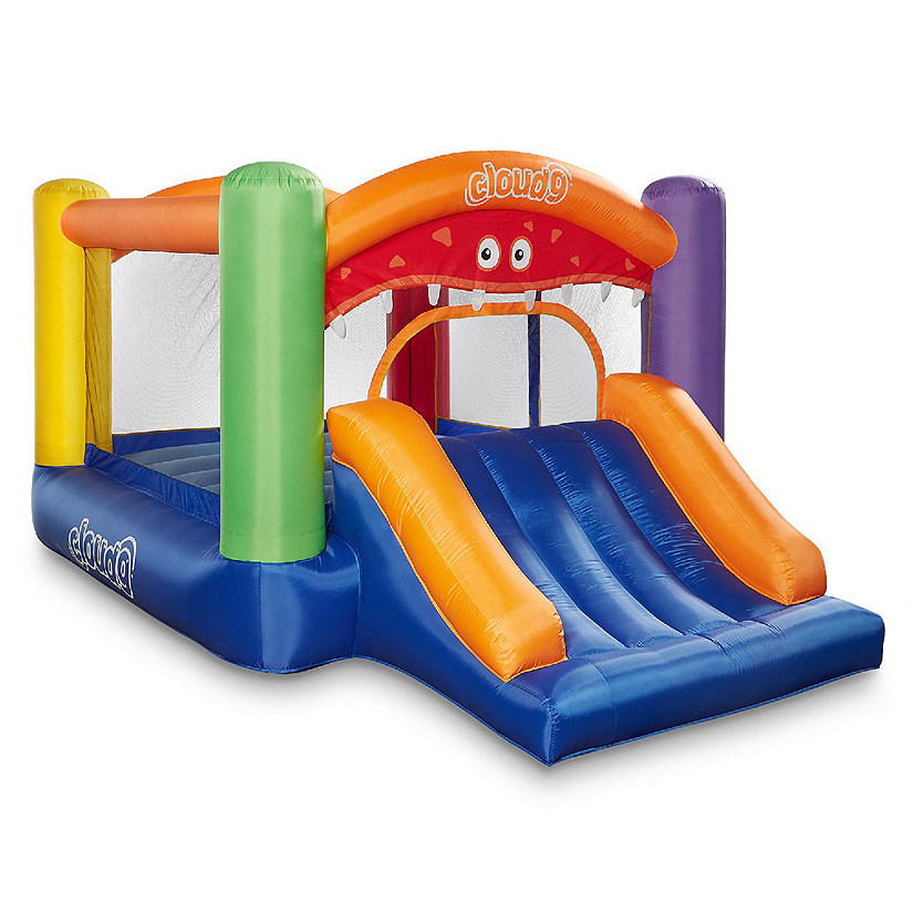 Cloud 9 Monster Bounce House with Slide and Blower Inflatable Bouncer with Bag Image