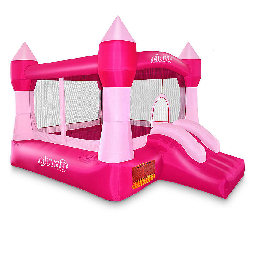 Cloud 9 Pink Princess Bounce House Girls Jumper Castle Bouncer Inflatable Only Image