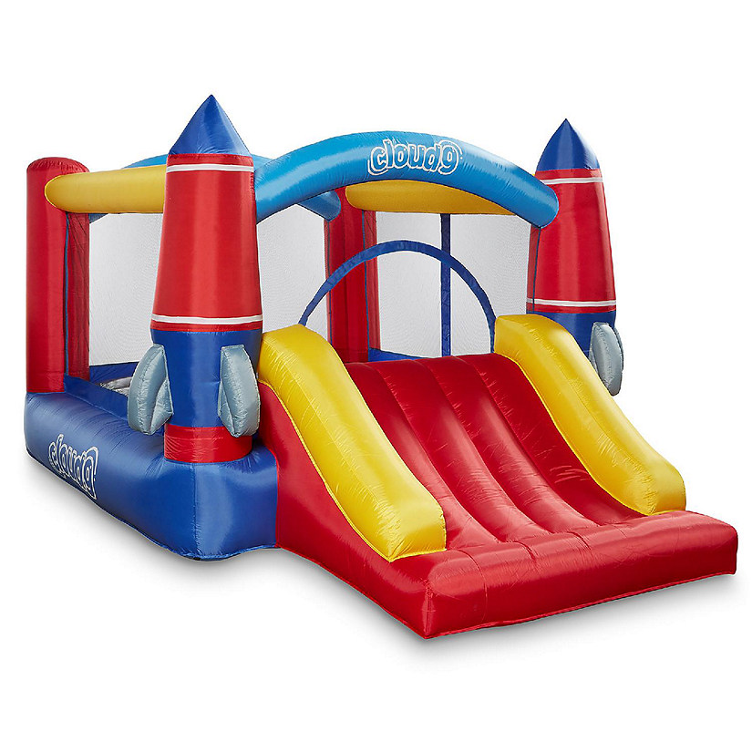 Cloud 9 Rocket Bounce House with Slide and Blower Inflatable Bouncer with Bag Image