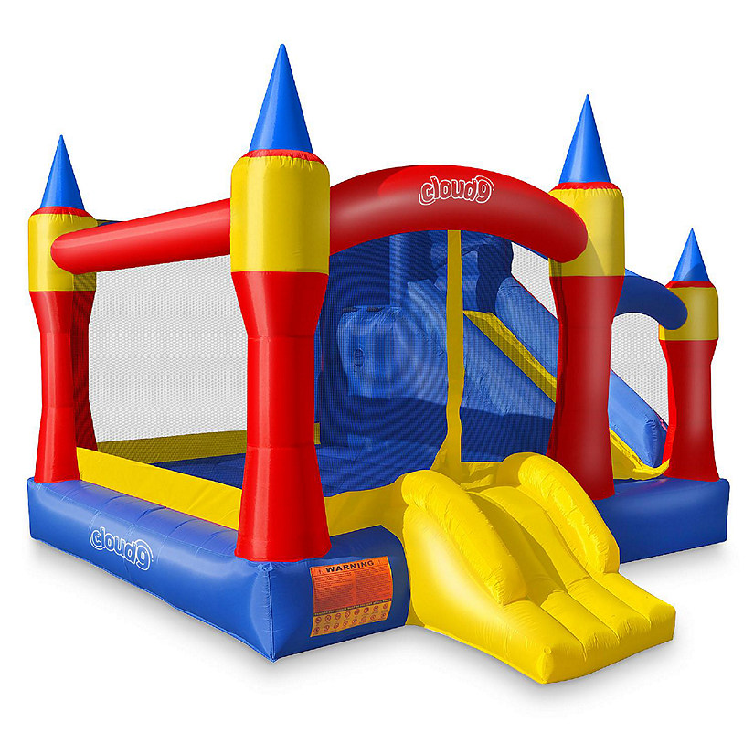 Cloud 9 Royal Slide Bounce House Slide Jump Bouncer Inflatable with Blower Image