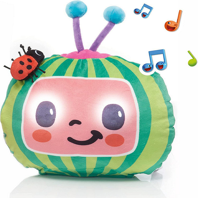 CoComelon Musical Sleep Soother Nursery Rhymes Plush Watermelon Toy WOW! Stuff Image