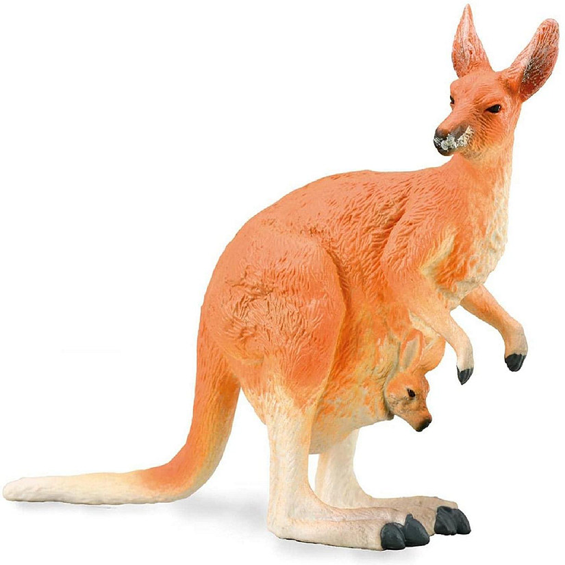 CollectA Wildlife Collection Miniature Figure  Kangaroo with Joey Image