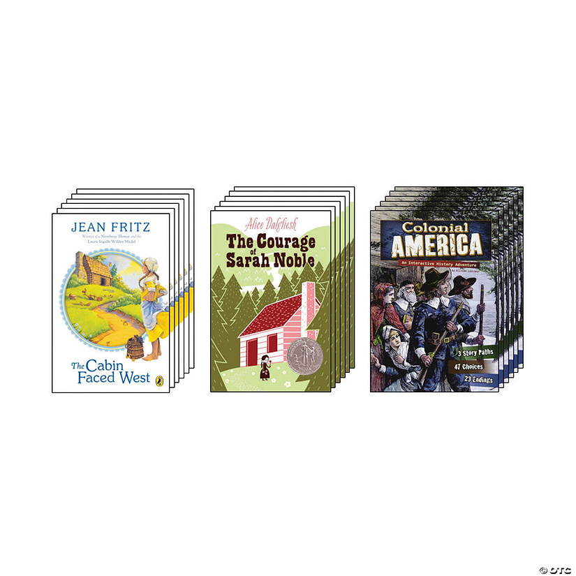 Colonial America - Narrative Nonfiction & Historical Fiction Book Set Image