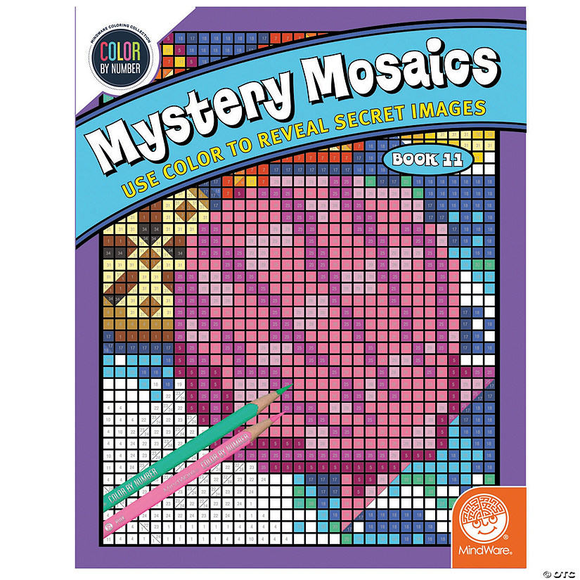 Color by Number Mystery Mosaics: Book 11 Image