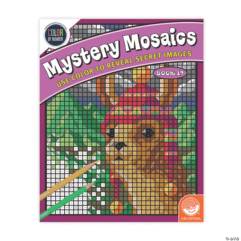 Color By Number Mystery Mosaics: Book 17 Image