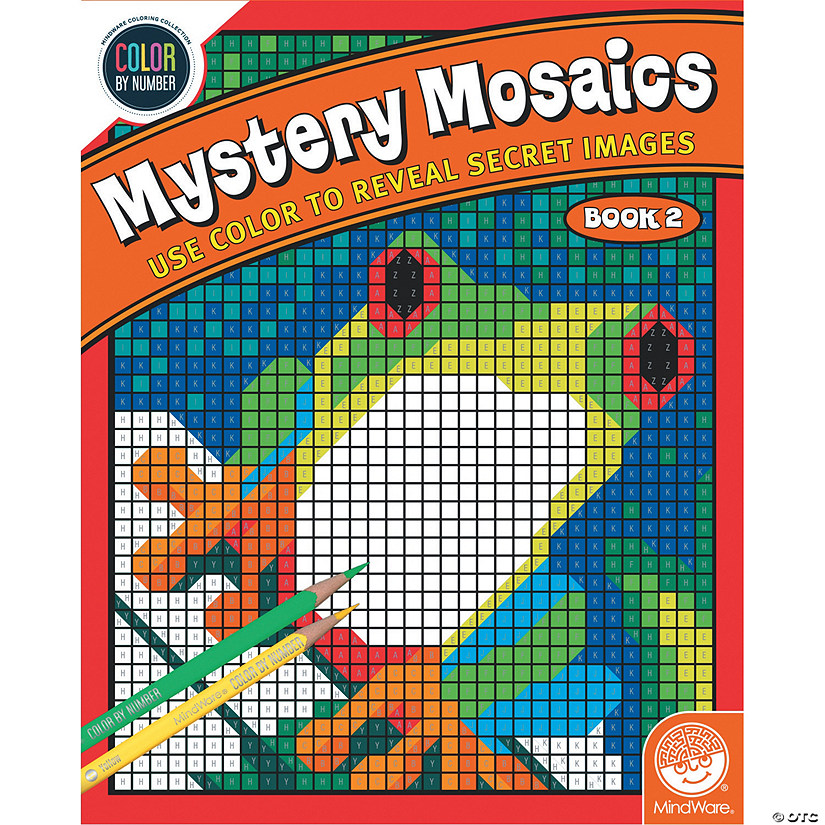 Color By Number Mystery Mosaics: Book 2 Image