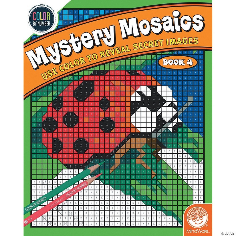 Color By Number Mystery Mosaics: Book 4 Image