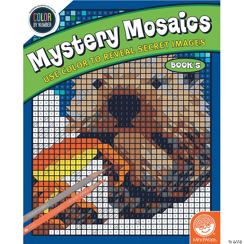 Color By Number Mystery Mosaics: Book 5 Image