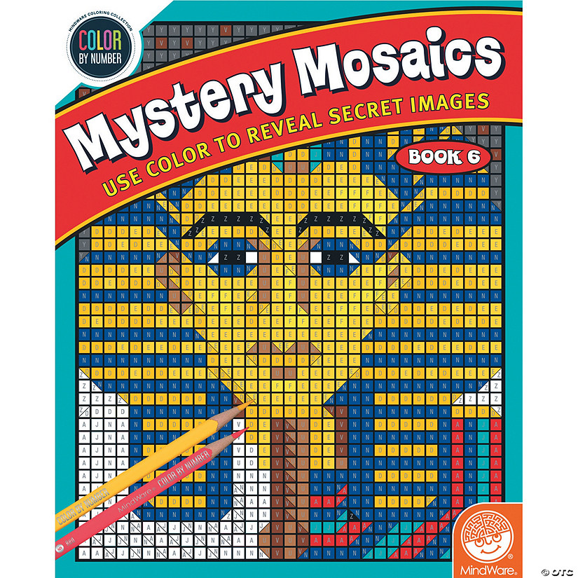Color By Number Mystery Mosaics: Book 6 Image