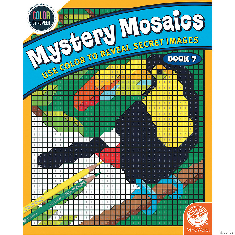 Color By Number Mystery Mosaics: Book 7 Image