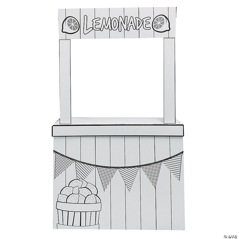 Color Your Own Lemonade Stand Playhouse Image