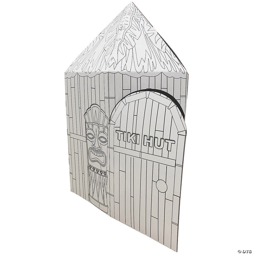 Color Your Own Tiki Hut Playhouse Image