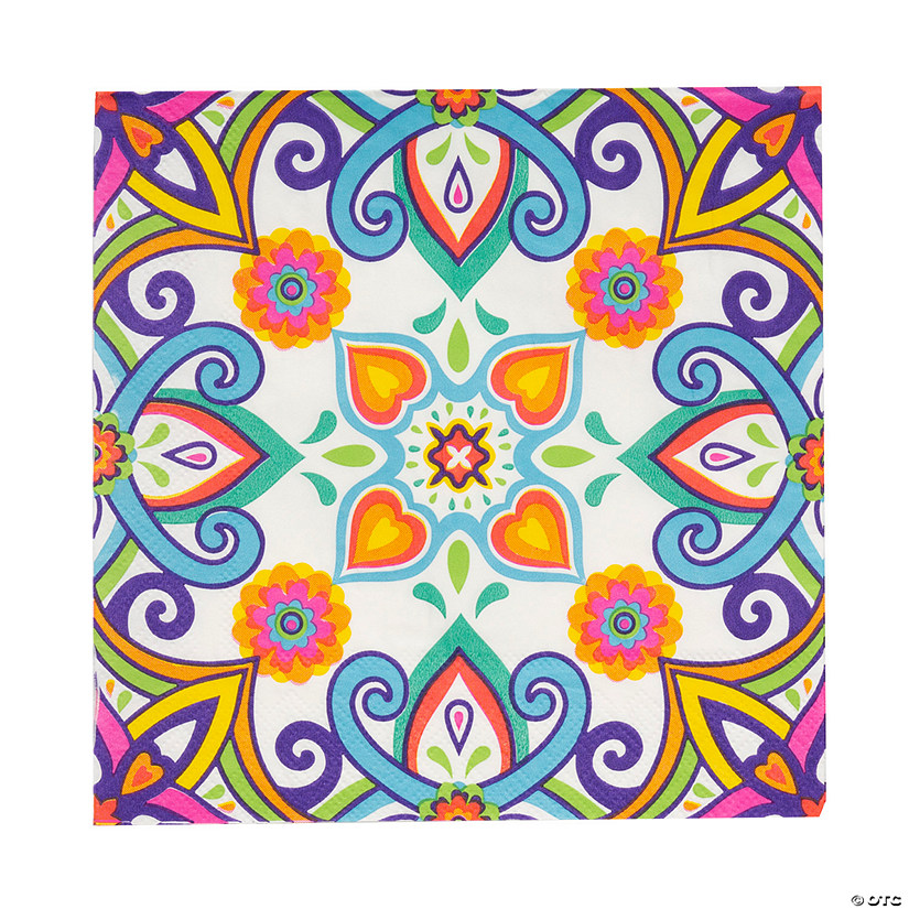 Colorful Fiesta Luncheon Napkins - 16 Pc. Image