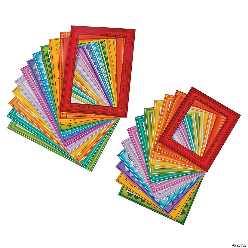 Colorful Paper Frames - 24 Pc. Image
