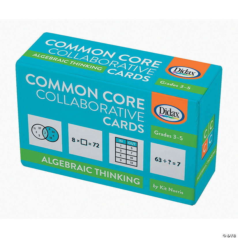 Common Core Collaborative Cards: Algebraic Thinking Image