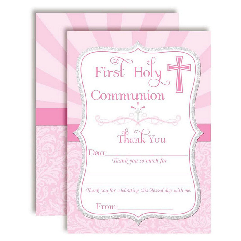 Communion Girl Thank You 20pc. by AmandaCreation Image