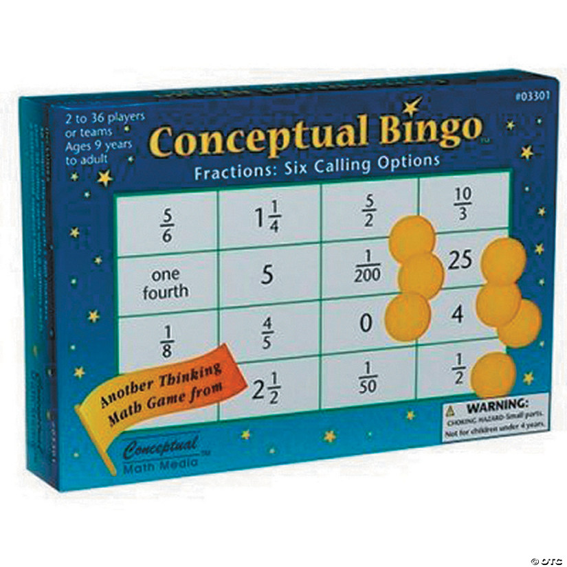 Conceptual Bingo: Fractions Image