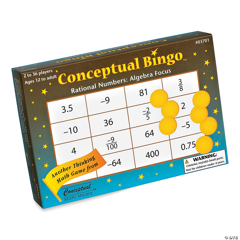 Conceptual Bingo: Rational Numbers with Algebra Focus Image