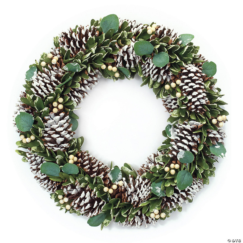 Cone and Berry Wreath 20"D Image
