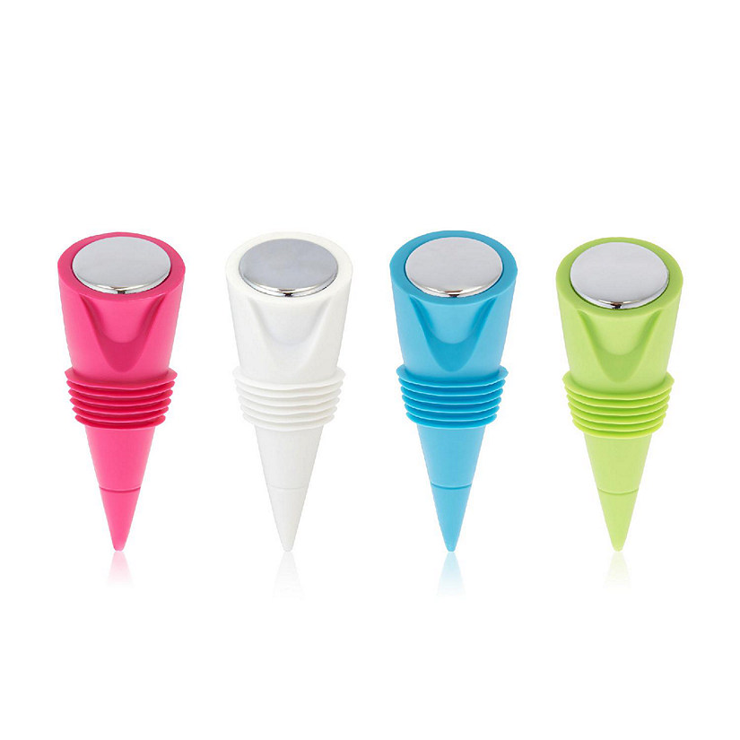 Cone Silicone Bottle Stoppers Image