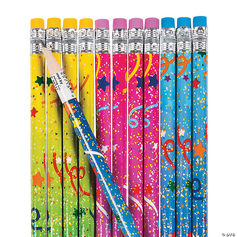 Confetti Pencils - 24 Pc. Image