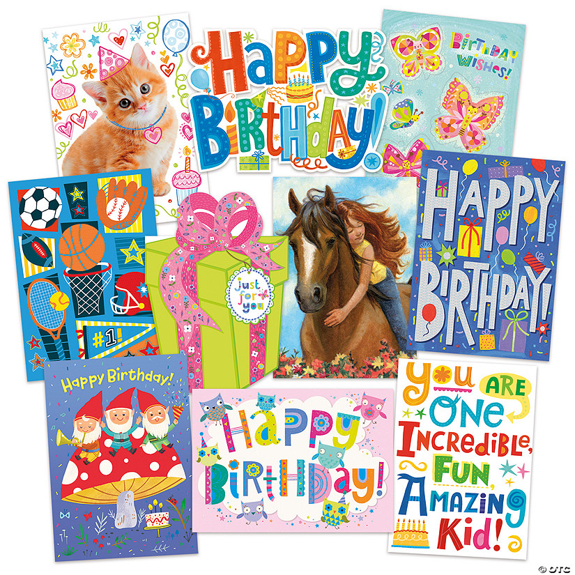 Cool Birthday 10 Card Assortment Pack Image