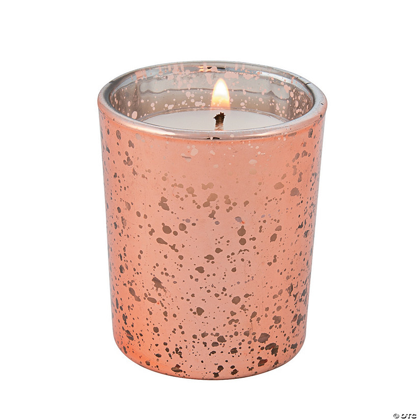 Copper Mercury Glass Votive Candle Holders - 12 Pc. Image
