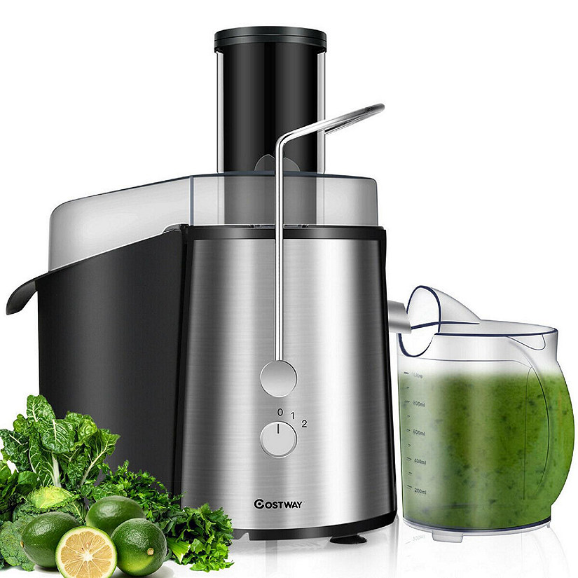 Costway Electric Juicer Wide Mouth Fruit & Vegetable Centrifugal Juice Extractor 2 Speed Image