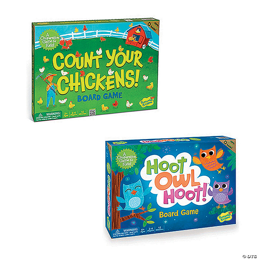 Count Your Chickens and Hoot Owl Hoot: Set of 2 Image