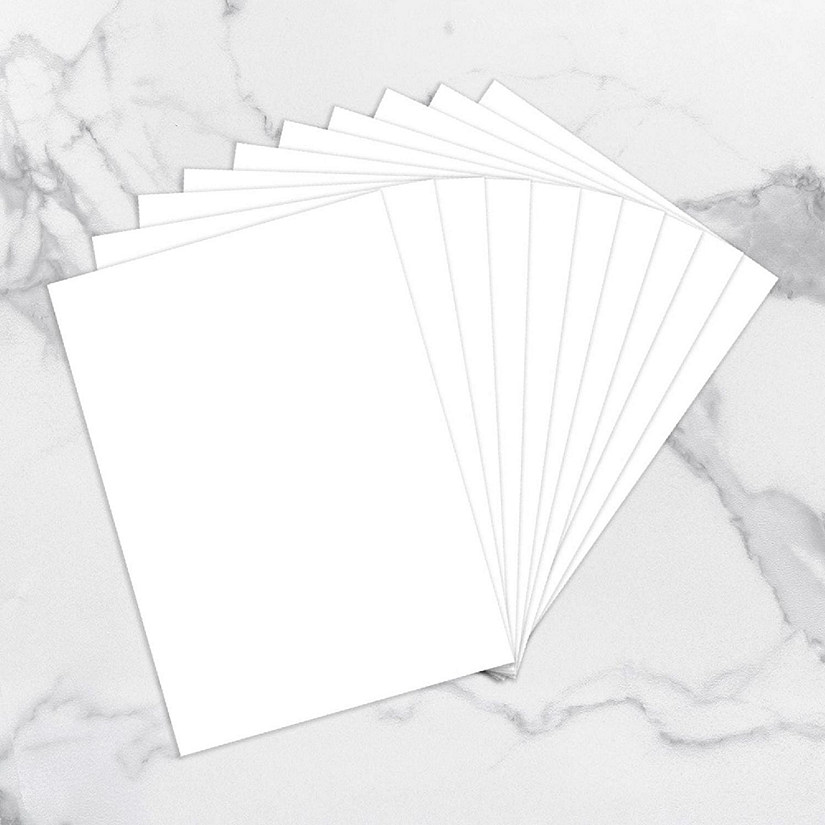 Couture Creations Yupo Paper Adhesive white A4 250gsm  10 sheets per pack Image
