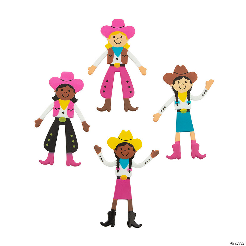 Cowgirl Bendables - 24 Pc. Image