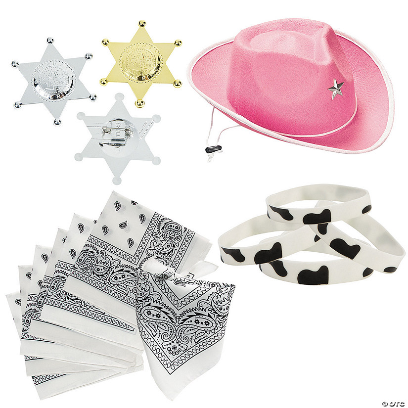 Cowgirl Dress-Up Kit - 48 Pc. Image