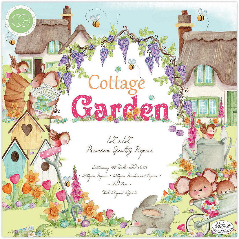 Craft Consortium Cottage Garden  12x12 Paper Pad Image