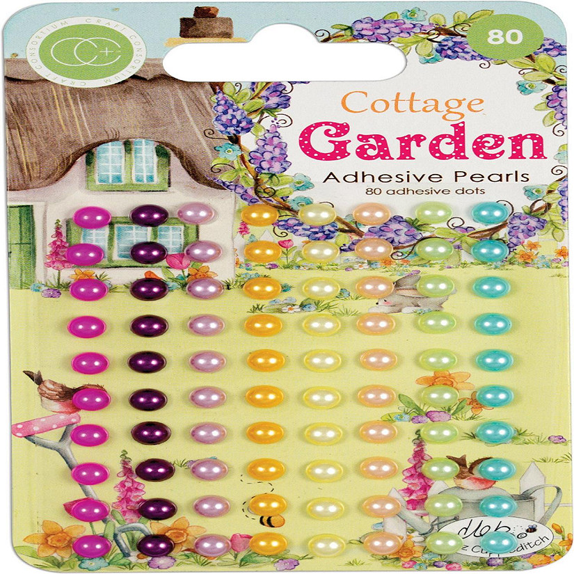 Craft Consortium Cottage Garden  Adhesive Pearls Image