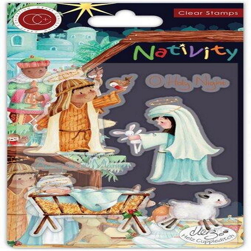 Craft Consortium Nativity Stamp Set  Nativity Image