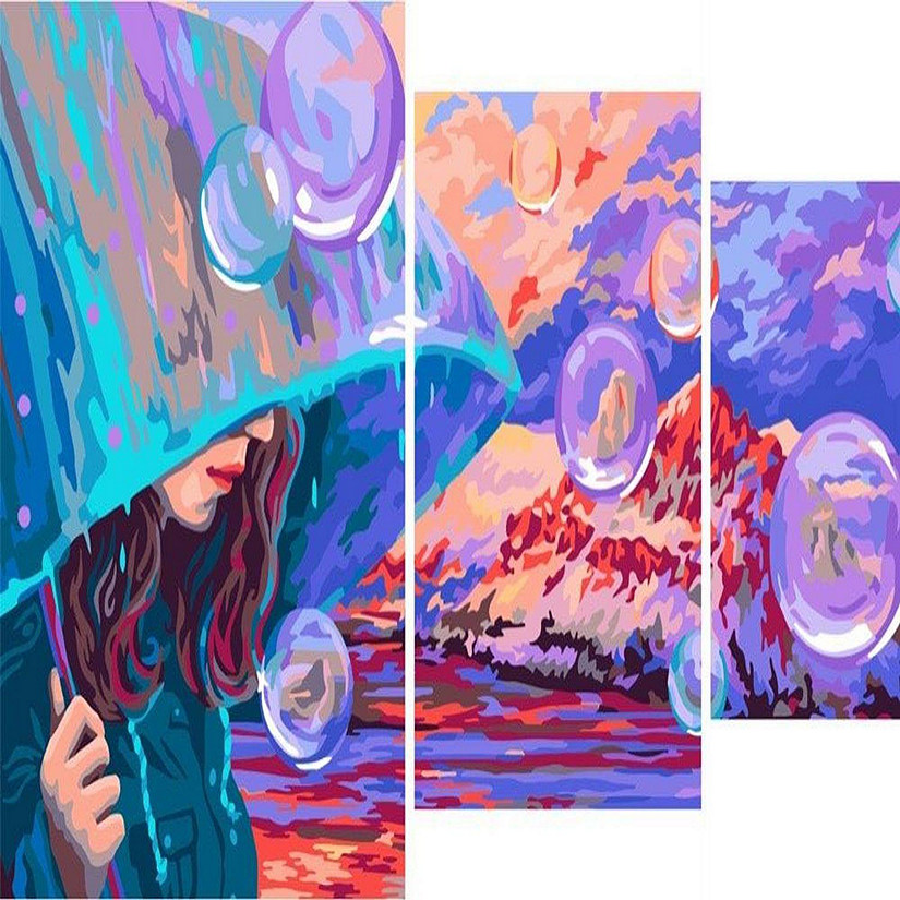 Crafting Spark - Painting by Numbers kit Crafting Spark Rain on Mars I017 19.69 x 15.75 in Image