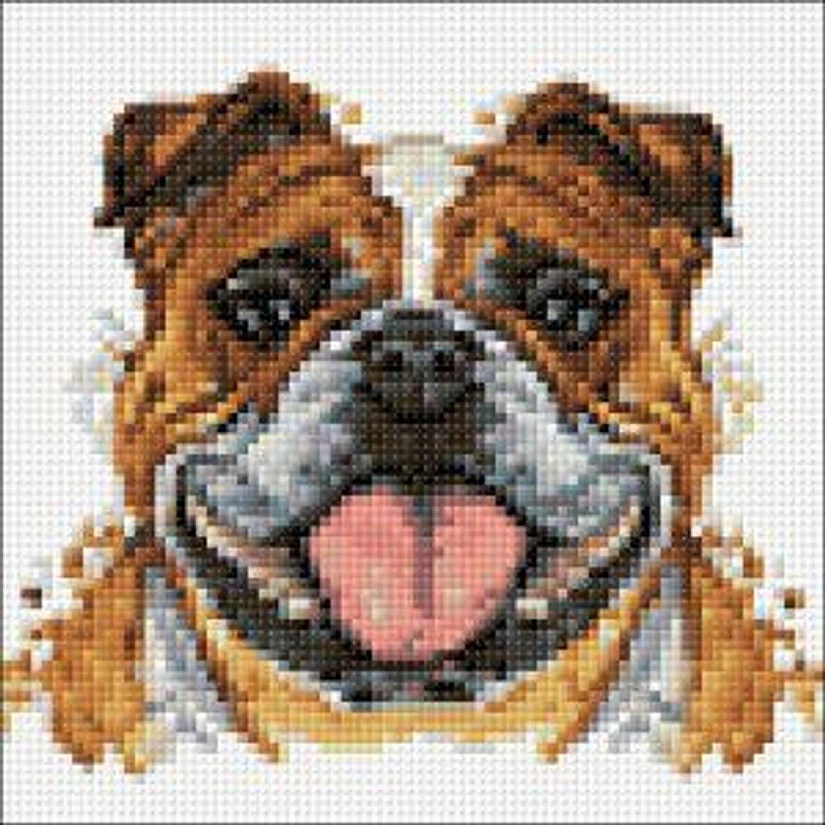 Crafting Spark (Wizardi) - Bulldog Cs2718 7.87x7.87 inches Crafting Spark Diamond Painting Kit Image