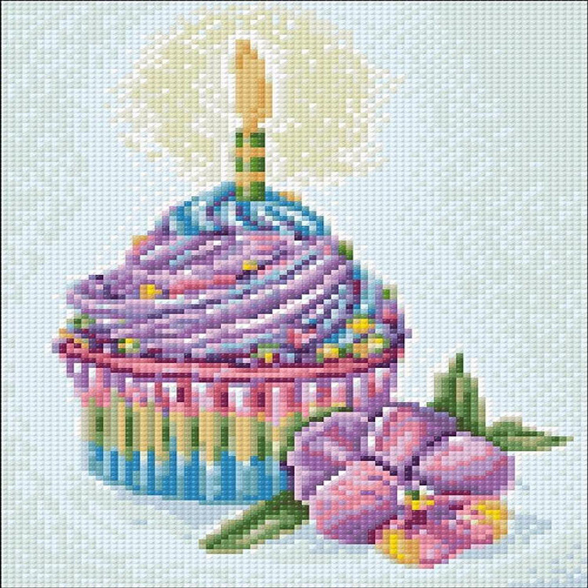 Crafting Spark (Wizardi) - Celebration Cupcake Cs2720 7.87x11.81 inches Crafting Spark Diamond Painting Kit Image