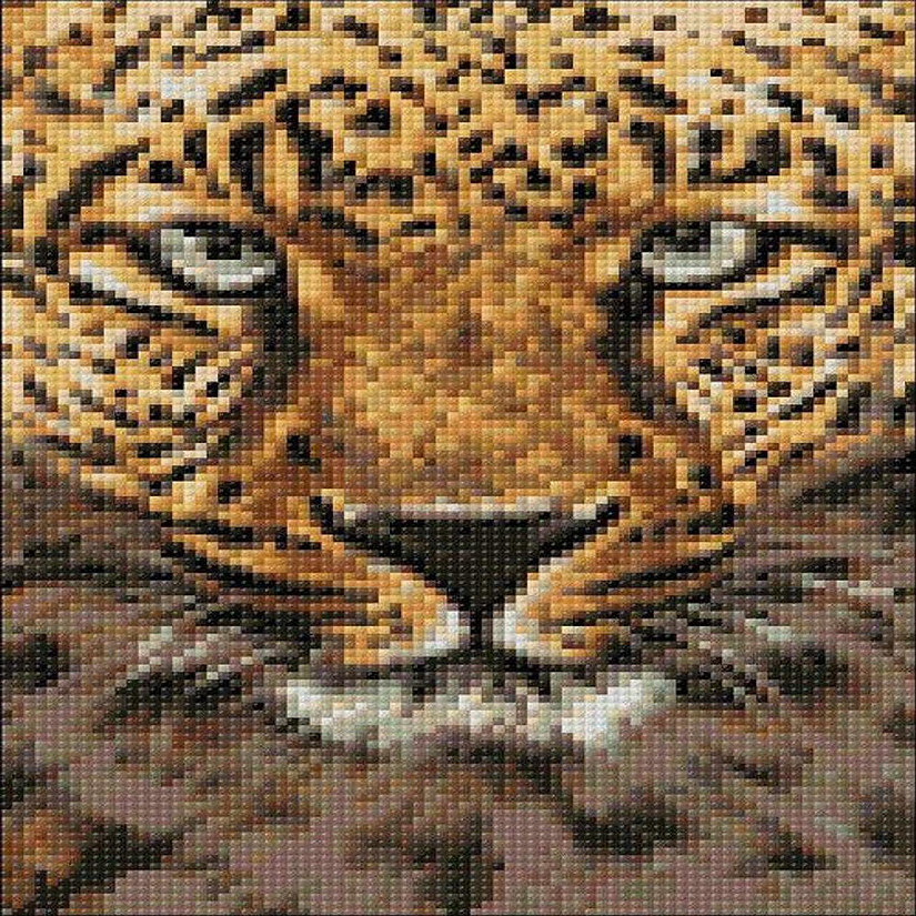 Crafting Spark (Wizardi) - Cheetah WD069 7.9 x 11.8 inches Wizardi Diamond Painting Kit Image