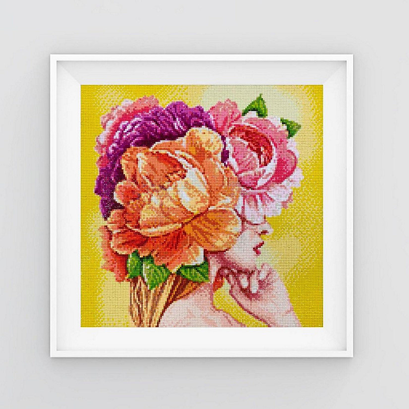 Crafting Spark (Wizardi) - Flower Affection CS2527 15.7 x 15.7 inches Crafting Spark Diamond Painting Kit Image