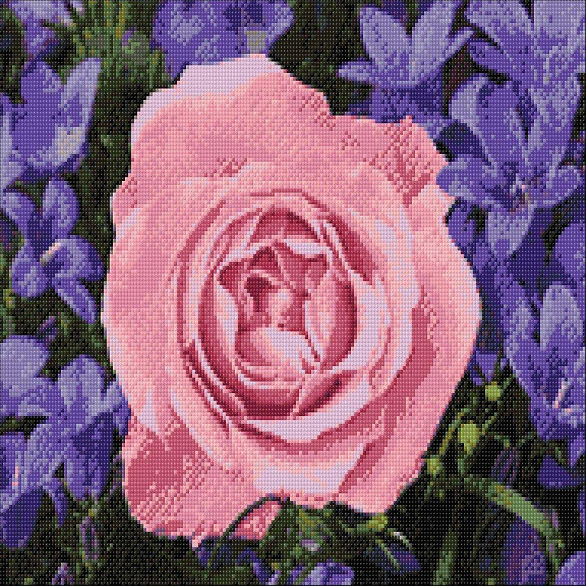 Crafting Spark (Wizardi) - Garden Rose CS2308 19.7 x 15.8 inches Crafting Spark Diamond Painting Kit Image