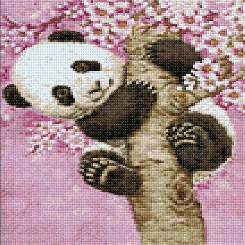 Crafting Spark (Wizardi) - Sweet Panda WD076 10.6 x 14.9 inches Wizardi Diamond Painting Kit Image