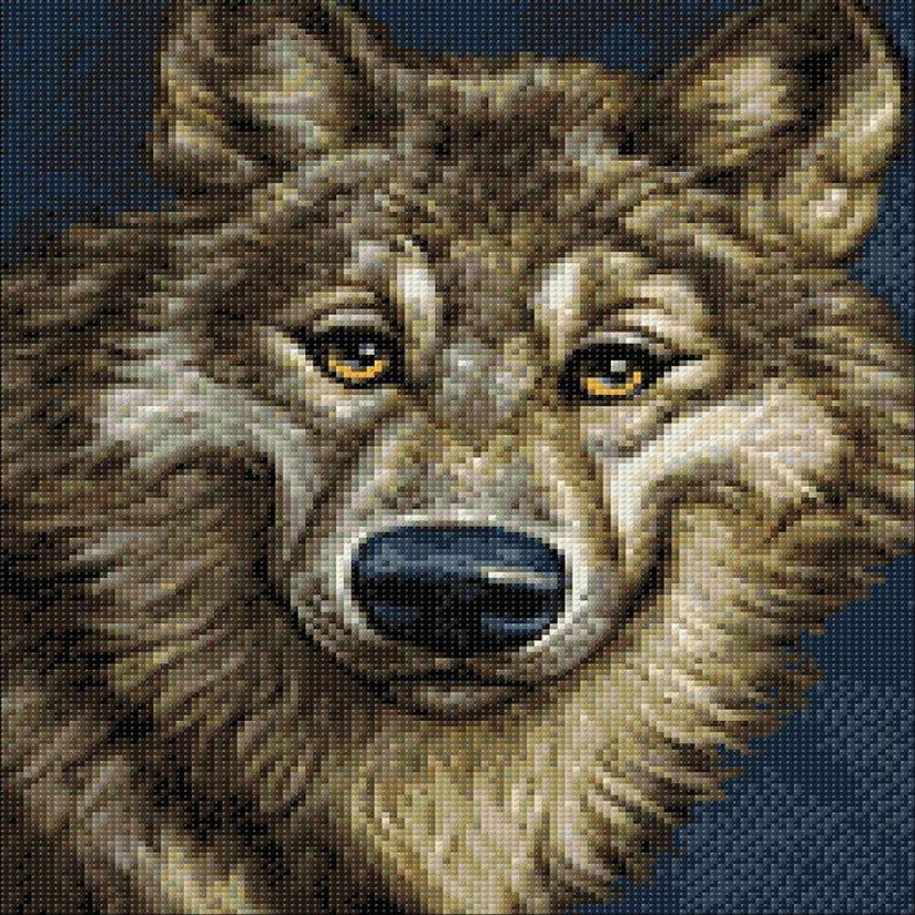 Crafting Spark (Wizardi) - Wolf CS2574 11.8 x 15.8 inches Crafting Spark Diamond Painting Kit Image