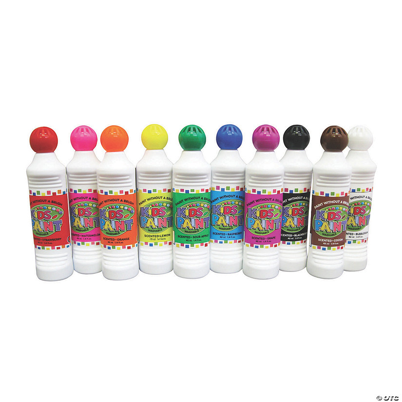 Crafty Dab&#174; Scented Kids Paint Markers, Assorted Colors, Pack of 10 Image