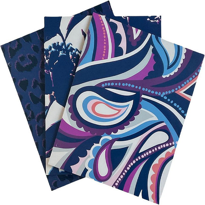 Creative Colors Purple School Folders Portfolios 3 Piece Image