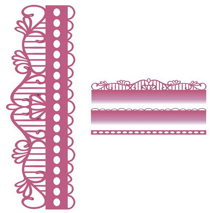 Creative Expressions Configurations Striped Swirl Edger Die Image