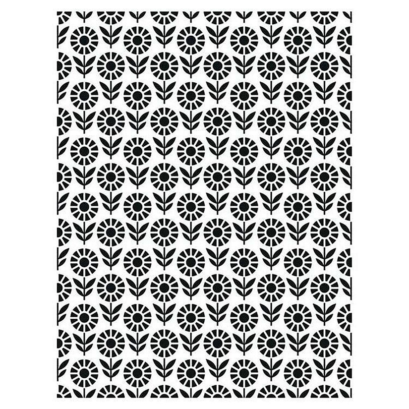 Creative Expressions Embossing Folder  5 34 x 7 12 Field of Flowers Image